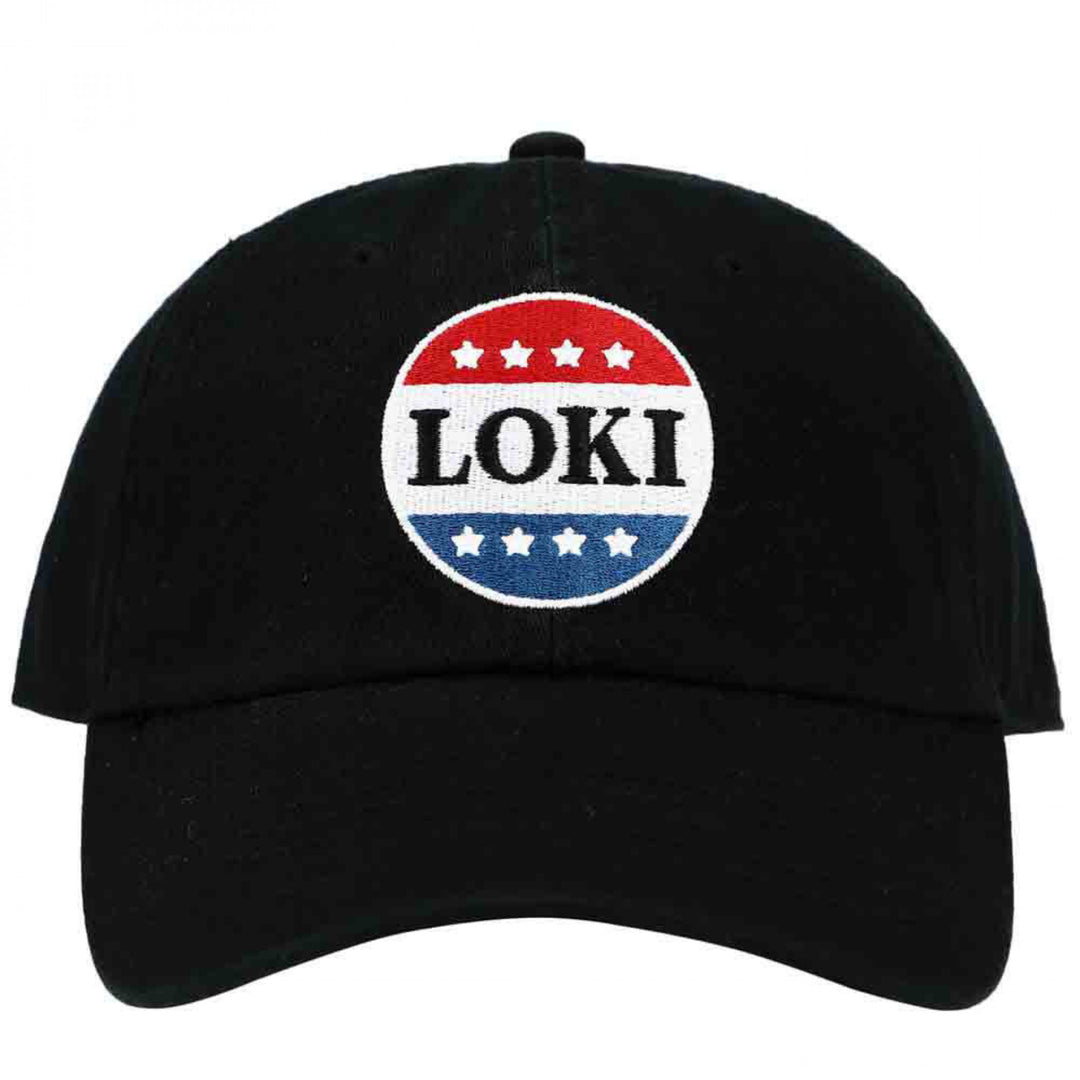 Marvel Studios Loki Series Political Campaign Button Embroidered Hat Image 3