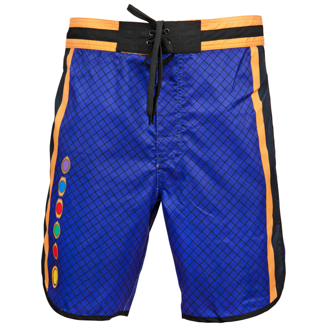 Avengers Thanos Infinity Stones Gauntlet Board Shorts Image 3