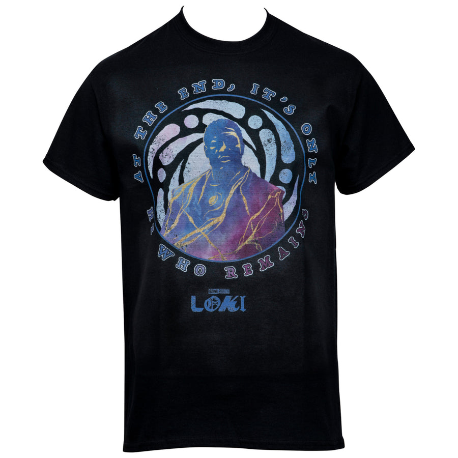 Marvel Studios Loki Series At the End Its Only He Who Remains T-Shirt Image 1