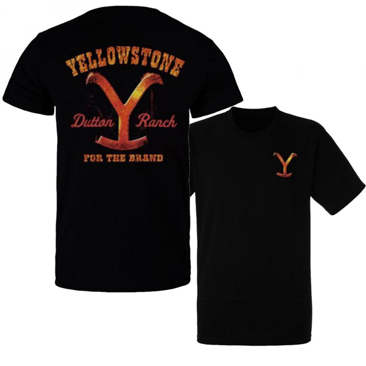 Yellowstone Dutton Ranch Sunburst Logo T-Shirt Image 1