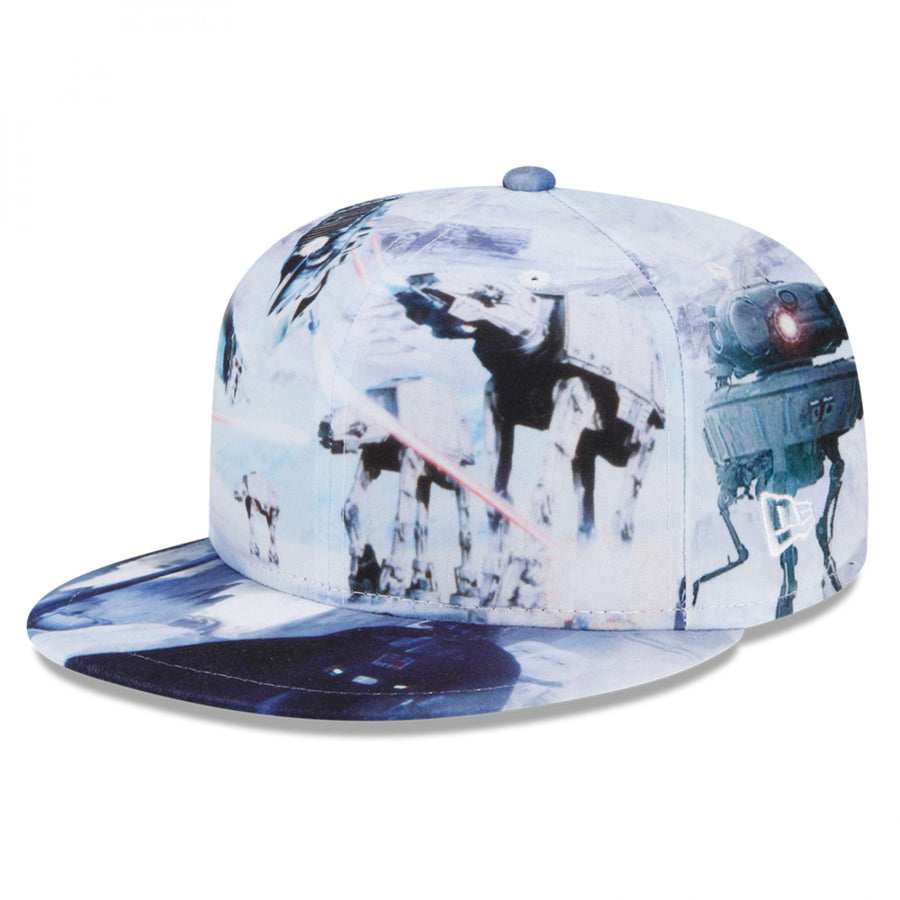 Star Wars Empire Strikes Back Hoth Battle Era 59Fifty Fitted Hat Image 1