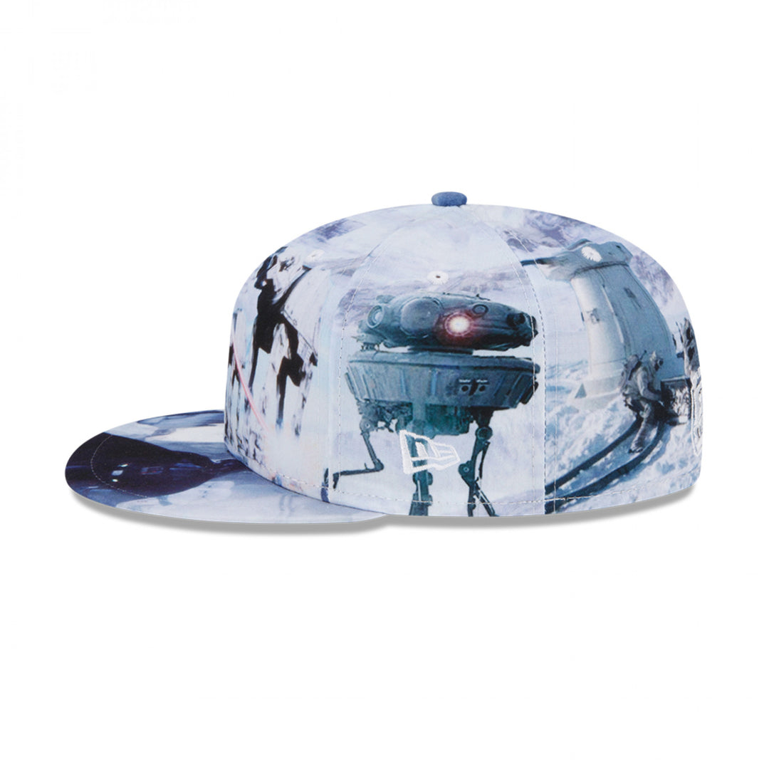 Star Wars Empire Strikes Back Hoth Battle Era 59Fifty Fitted Hat Image 4