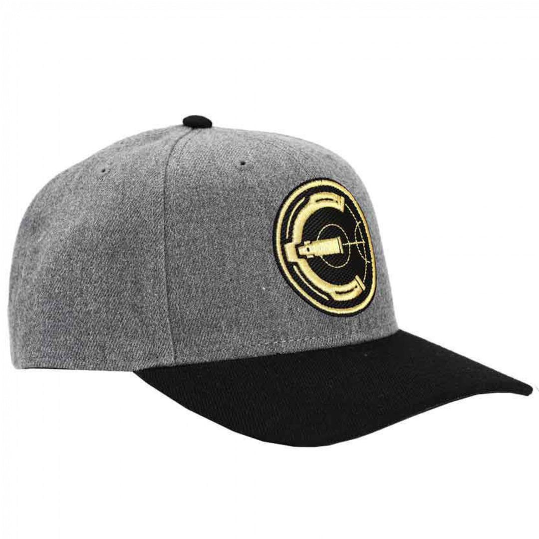 Marvel Comics The Eternals Logo Embroidered Pre-Curved Snapback Hat Image 3