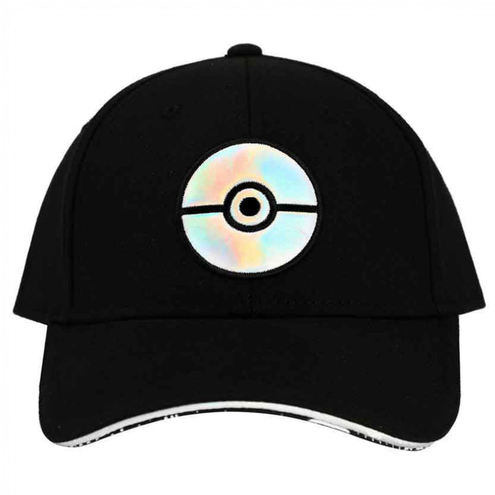 Pokemon Pokeball Holographic Elite Flex Pre-Curved Snapback Hat Image 2