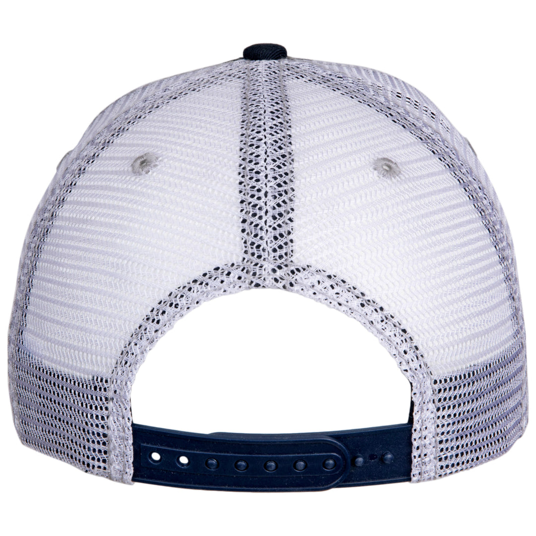 Natural Light Mesh Back Snapback Hat Image 3