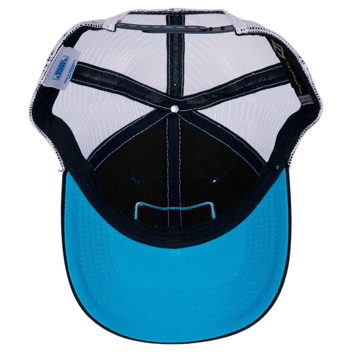 Bud Light Bottle Crest Cotton Twill Mesh Back Snapback Hat Image 4