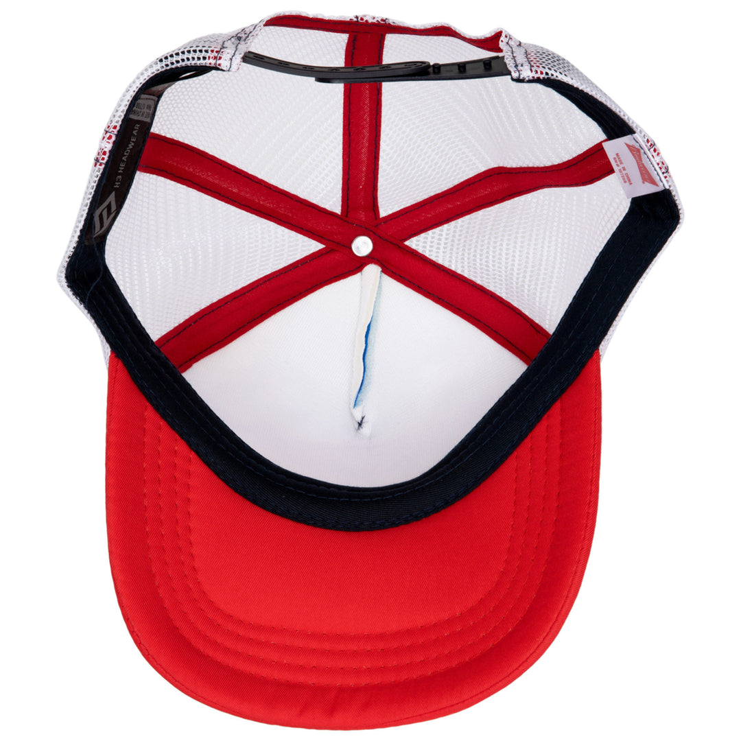 Budweiser Eagle Mesh Back Snapback Trucker Hat Image 4