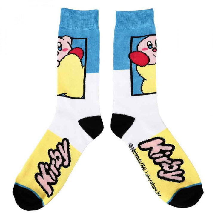 Nintendo Kirby Copy Characters 5-Pair Pack of Crew Socks Image 3