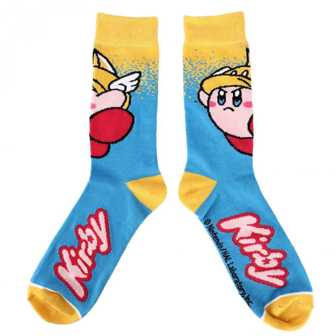 Nintendo Kirby Copy Characters 5-Pair Pack of Crew Socks Image 4