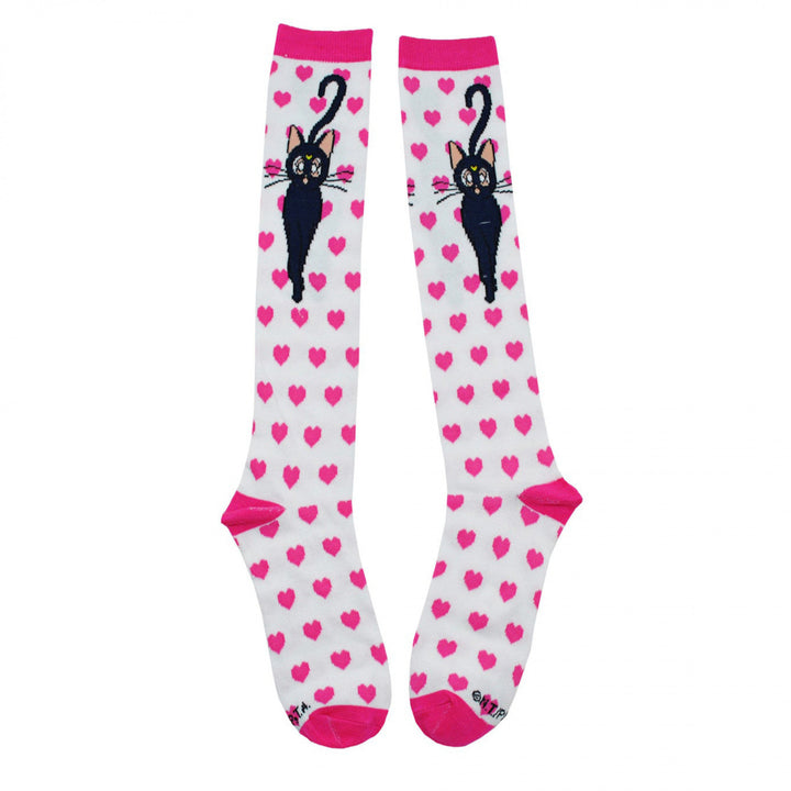 Sailor Moon Luna Heart Knee-High Socks Image 2