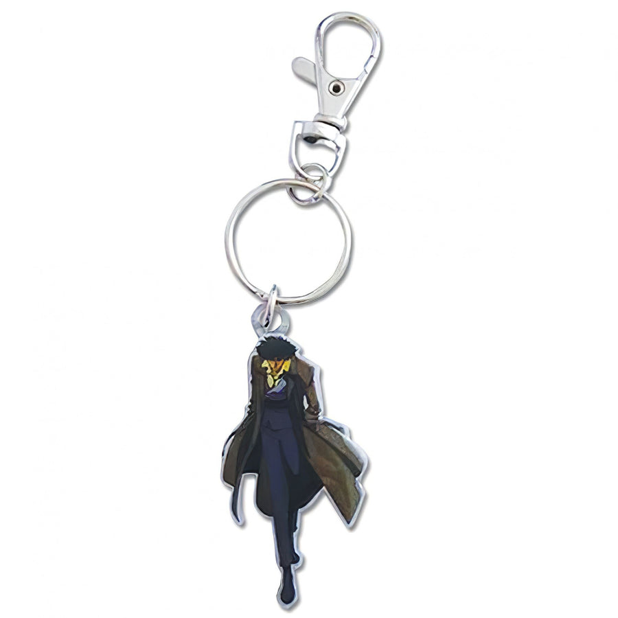 Cowboy Bebop Spike Spiegel Walking Pose Metal Keychain Image 1