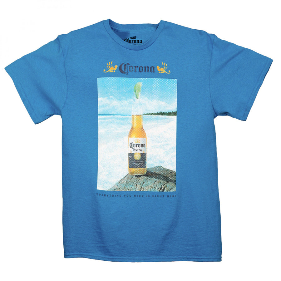 Corona Extra Everything You Need Is Right Here T-Shirt Image 1