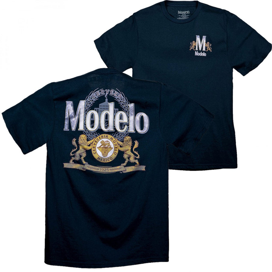 Modelo Logo Front Back Crew T-Shirt Image 1