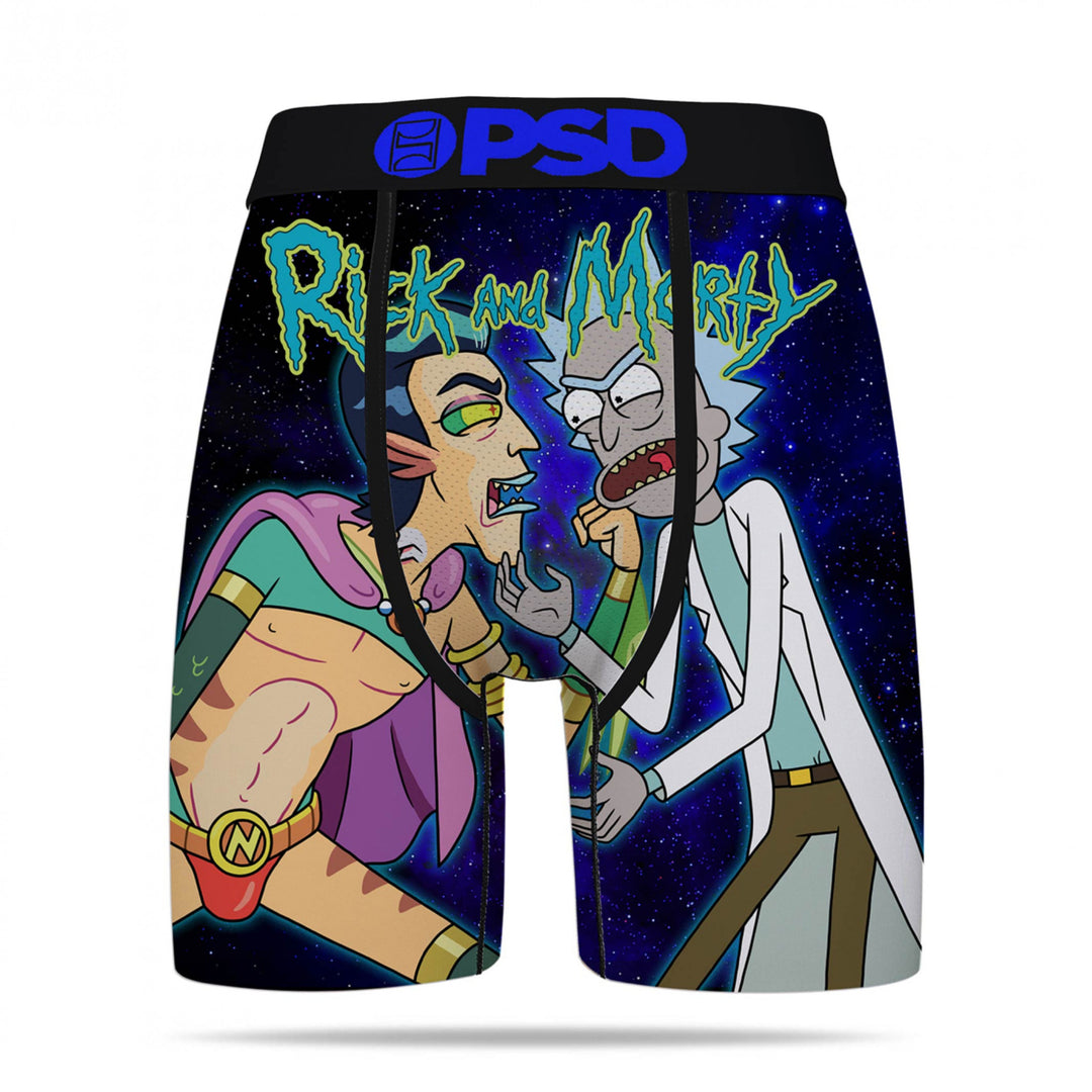 Rick and Morty Rick Sanchez vs Mr. Nimbus PSD Boxer Briefs Image 1