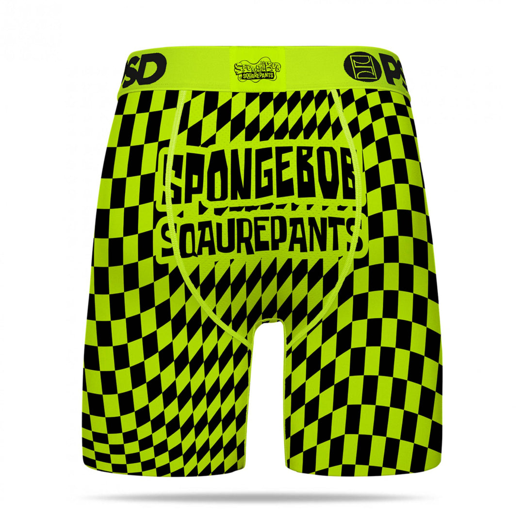 SpongeBob SquarePants Its Lit All Over Print Checker PSD Boxer Briefs Image 2