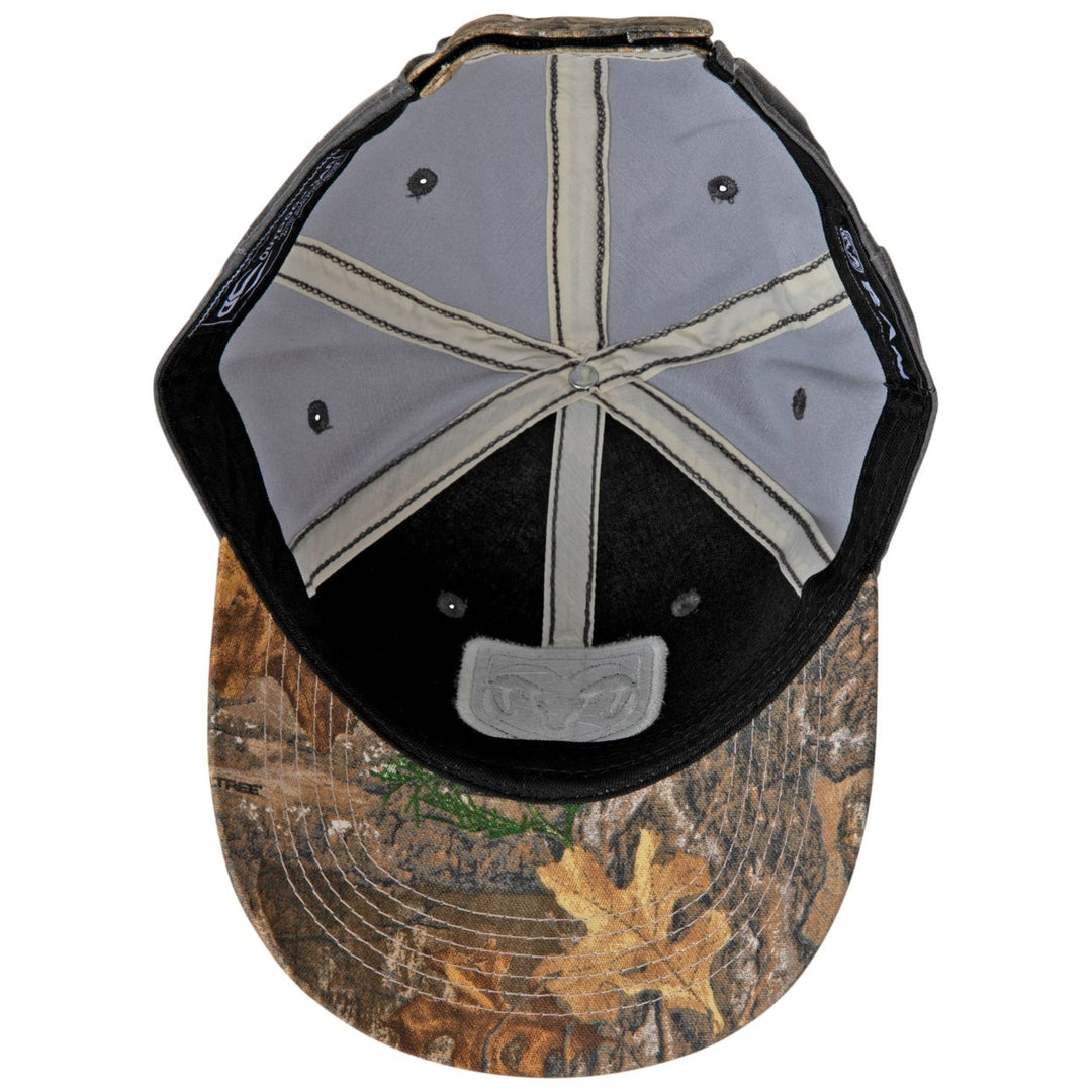 Ram Woven Patch Camo Logo Pre-Curved Adjustable Hat Image 4