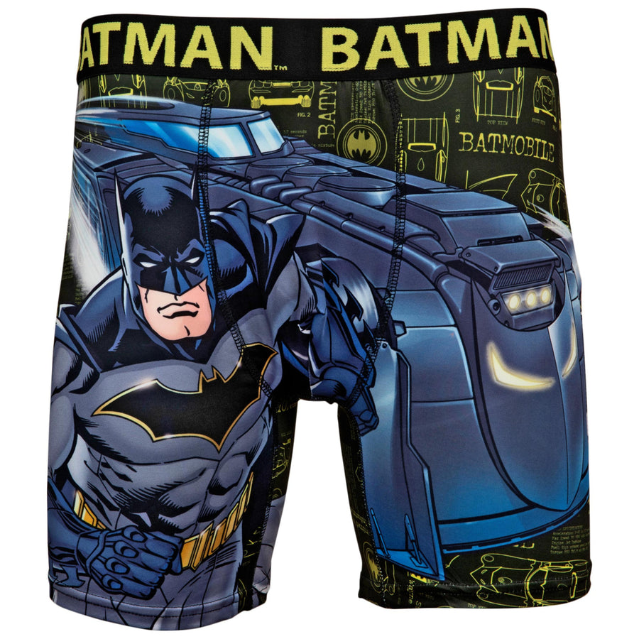 DC Comics Batman with Batmobile Boxer Briefs Image 1