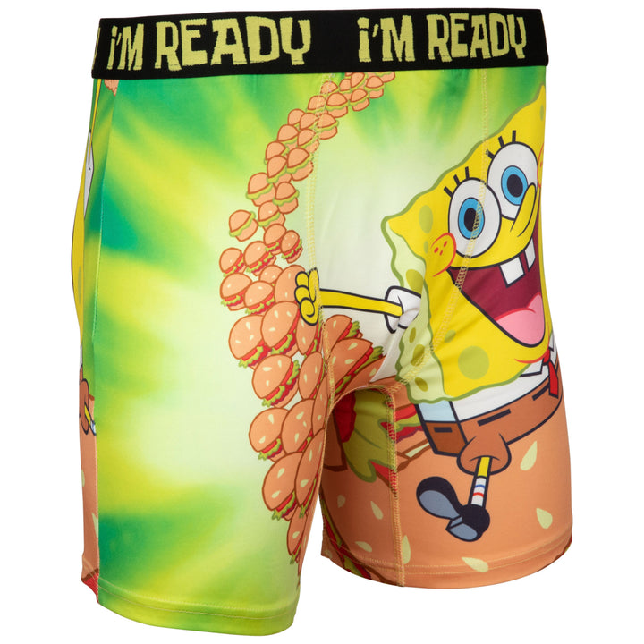 SpongeBob SquarePants Flying Krabby Pattys Boxer Briefs Image 3