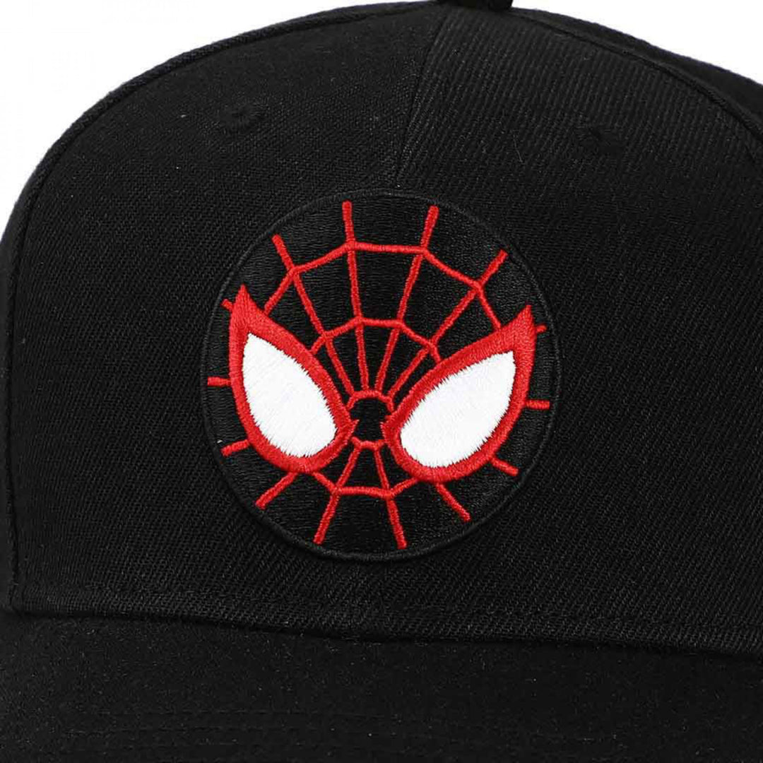 Marvel Comics Miles Morales Spider-Man Adjustable Curved Bill Snapback Image 4