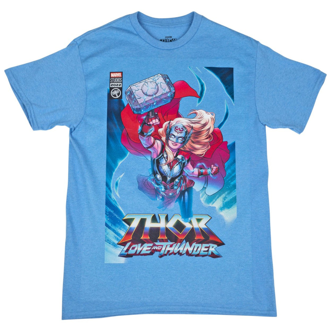 Thor Love and Thunder Cover Art Style T-Shirt Image 1