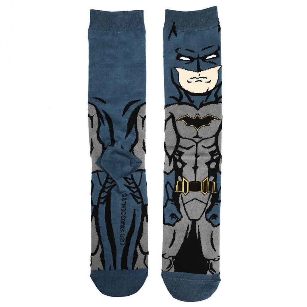 Batman Rebirth 360 Character Crew Socks Image 2