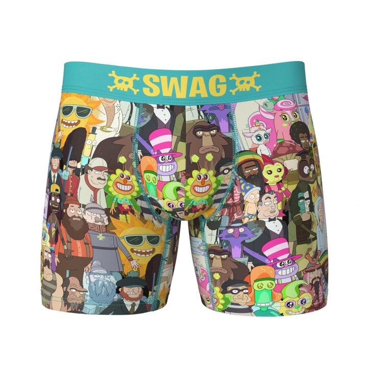 Rick and Morty Cast Collage SWAG Boxer Briefs Image 1