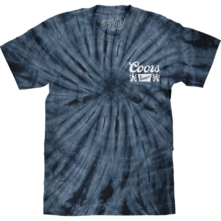 Coors Banquet Scenic Golden Colorado Front and Back T-Shirt Image 3