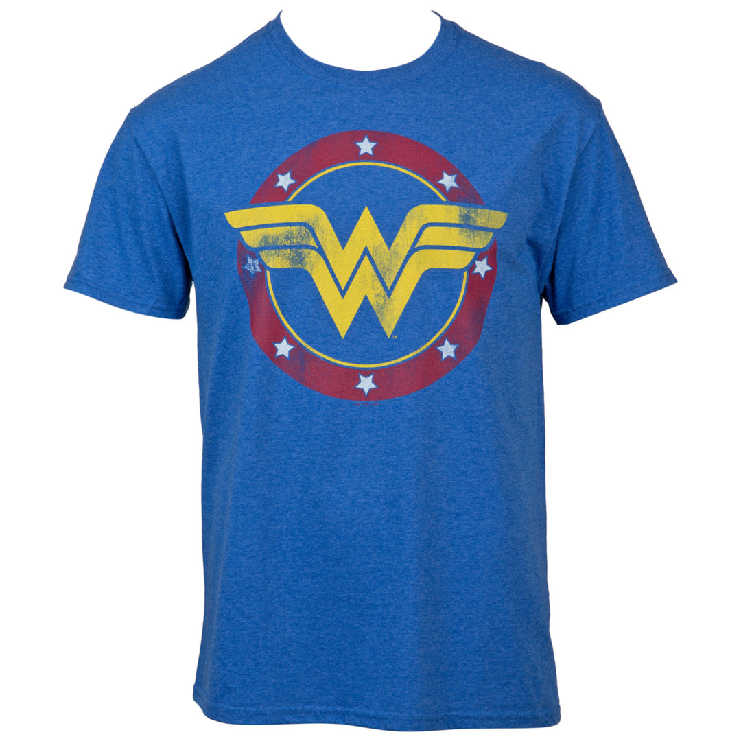 Wonder Woman Washed Emblem T-Shirt Image 1