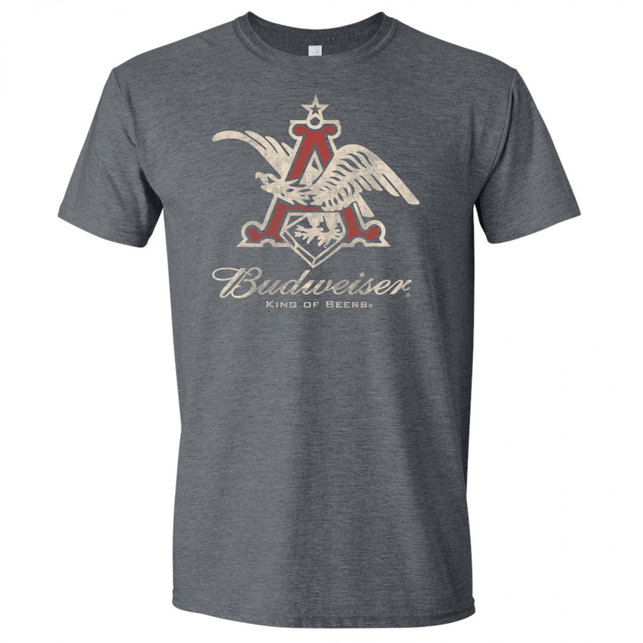 Budweiser Anheuser Busch Eagle Logo T-Shirt Image 1