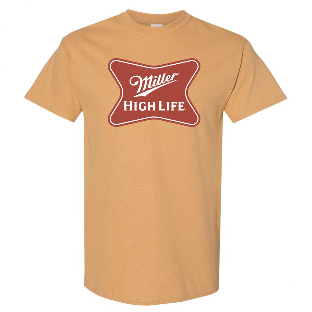 Miller High Life Classic Logo Gold Colorway T-Shirt Image 1