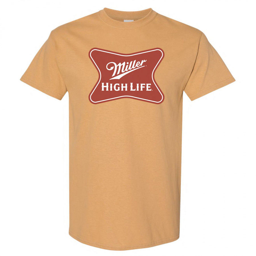 Miller High Life Classic Logo Gold Colorway T-Shirt Image 1