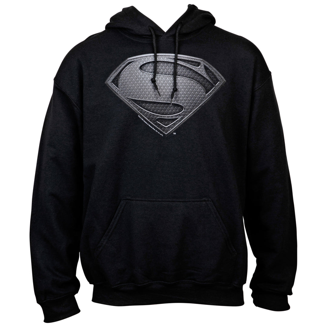 Superman Justice League Snyder Cut Black Symbol Hoodie Image 1