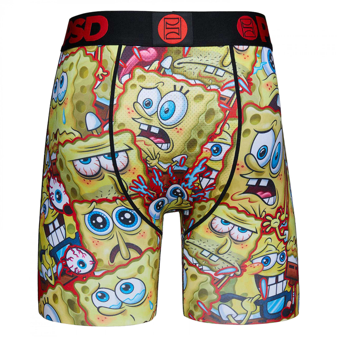 SpongeBob SquarePants Krusty Bob Collage PSD Boxer Briefs Image 2