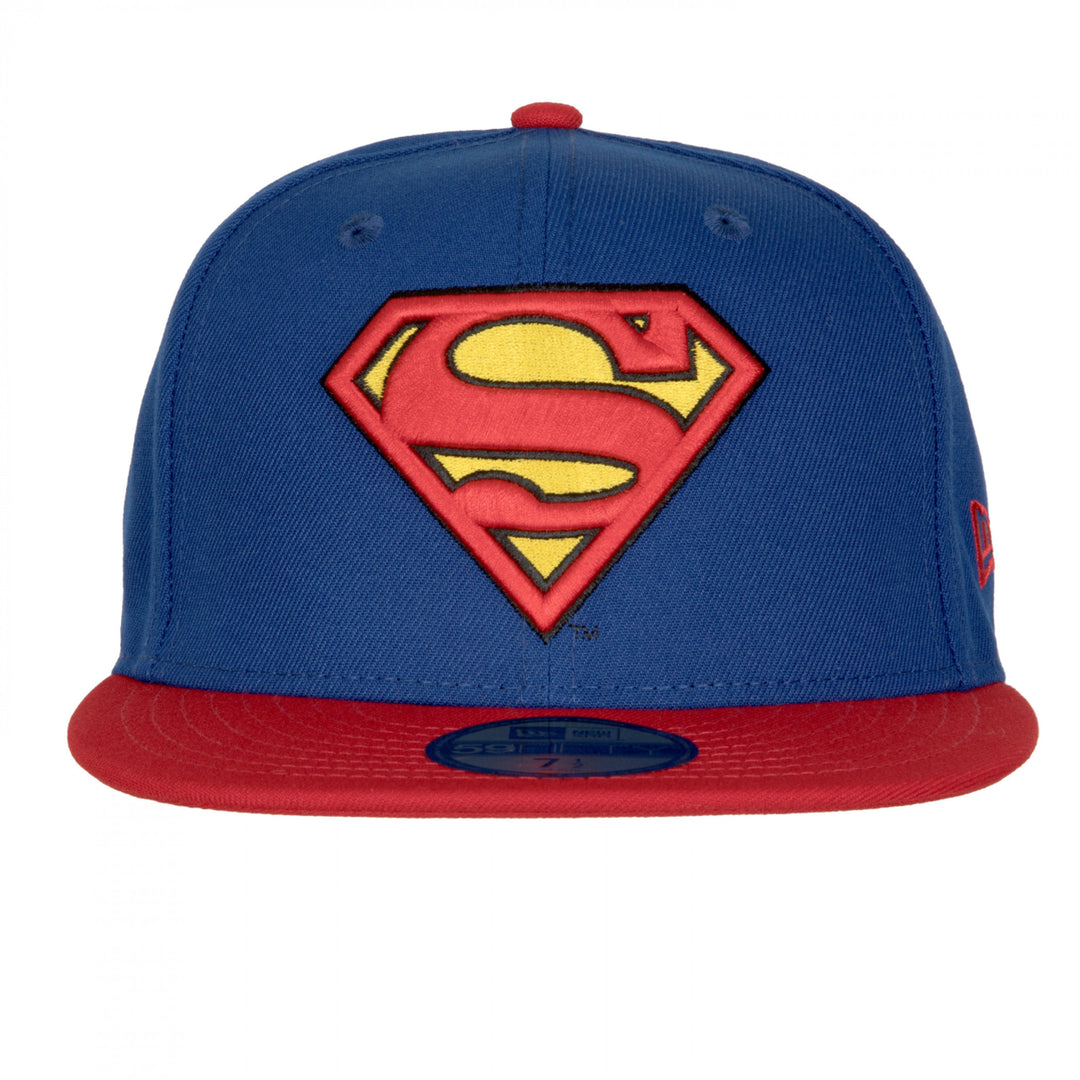 Superman Classic Emblem Era 59Fifty Fitted Hat Image 2