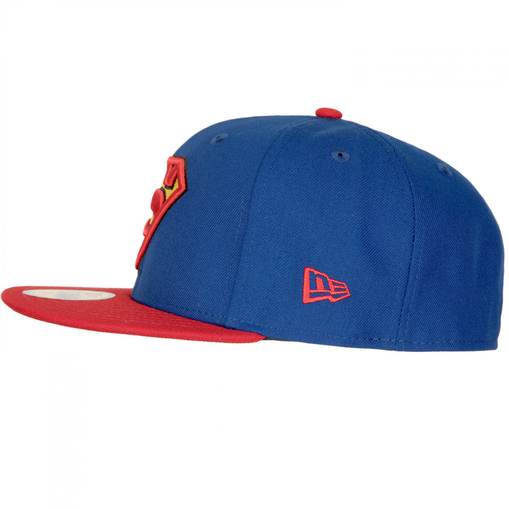 Superman Classic Emblem Era 59Fifty Fitted Hat Image 3