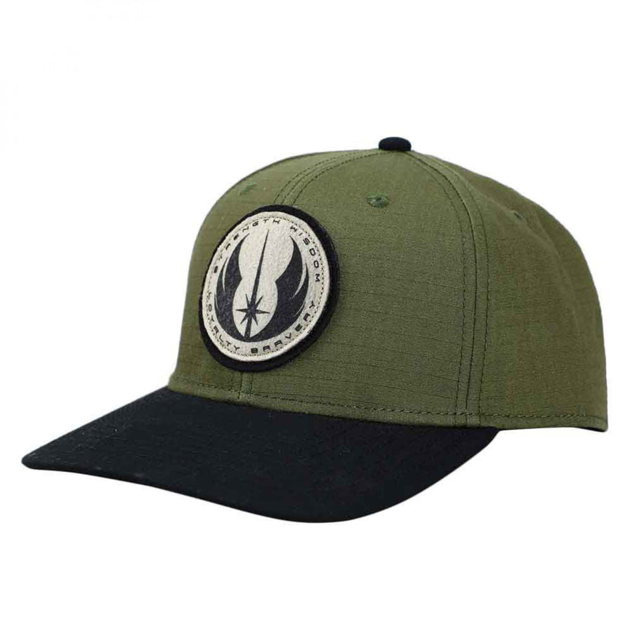 Star Wars Jedi Order Symbol Curved Bill Snapback Hat Image 1