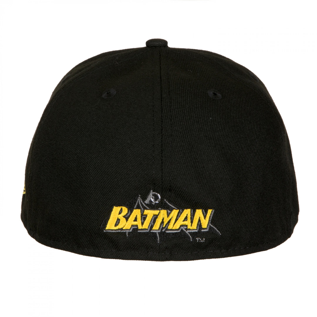 Batman Classic Logo Era 59Fifty Fitted Hat Image 4