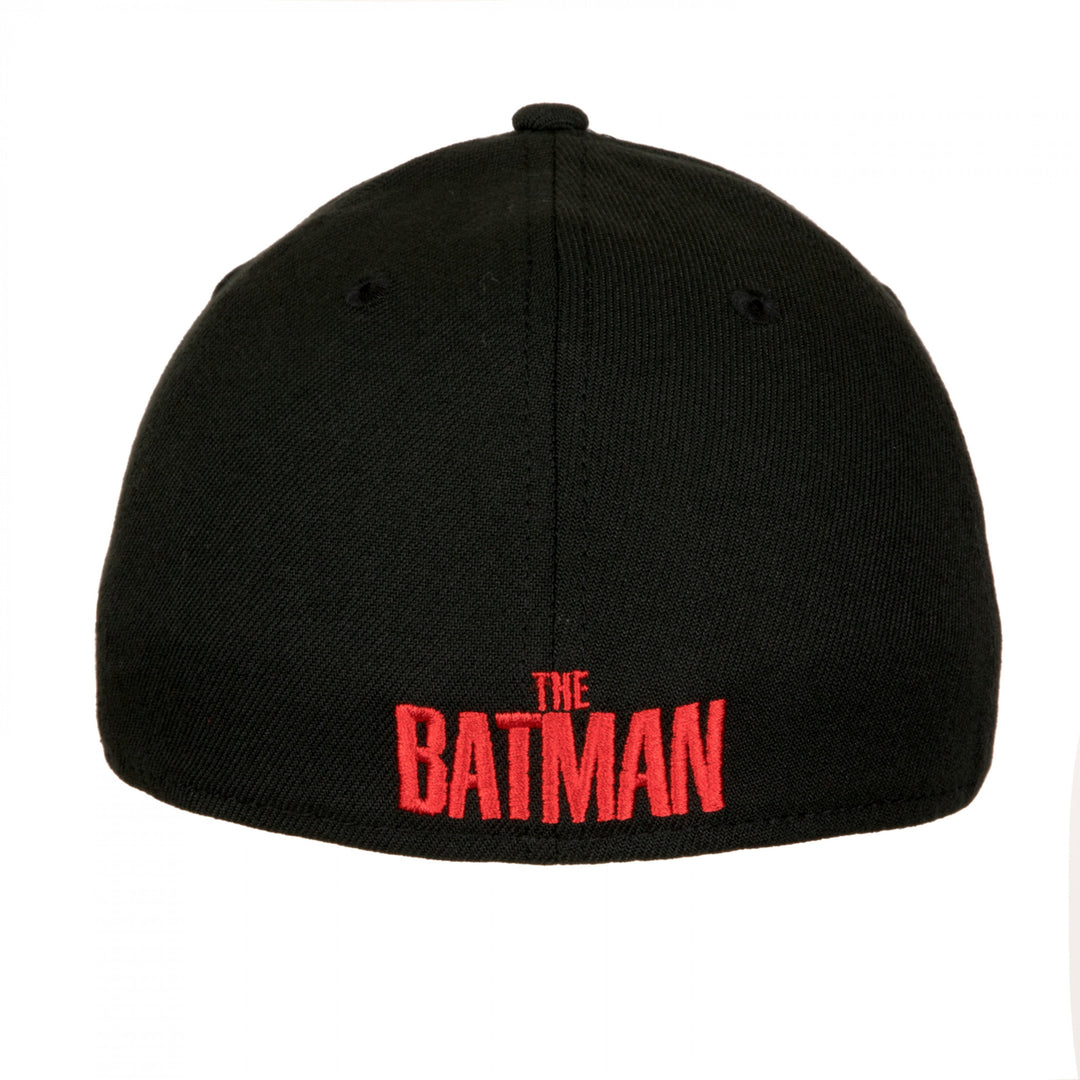 Batman Robert Pattinson Logo Era 39Thirty Fitted Hat Image 4