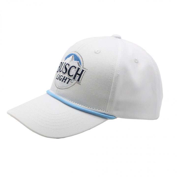 Busch Light White Snapback Hat Image 3