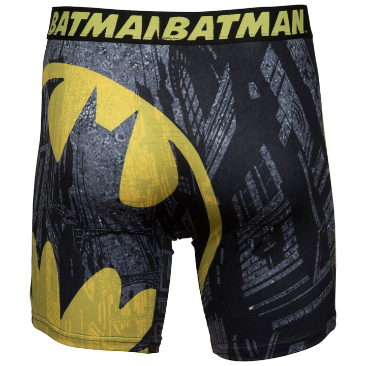 Batman Distressed Bat Signal Boxer Briefs Image 3