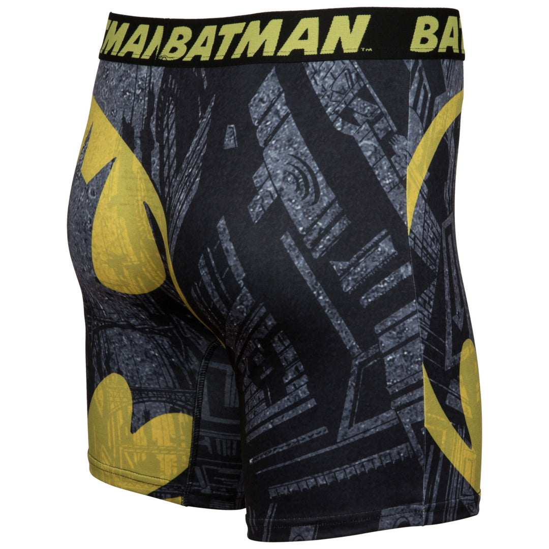 Batman Distressed Bat Signal Boxer Briefs Image 4