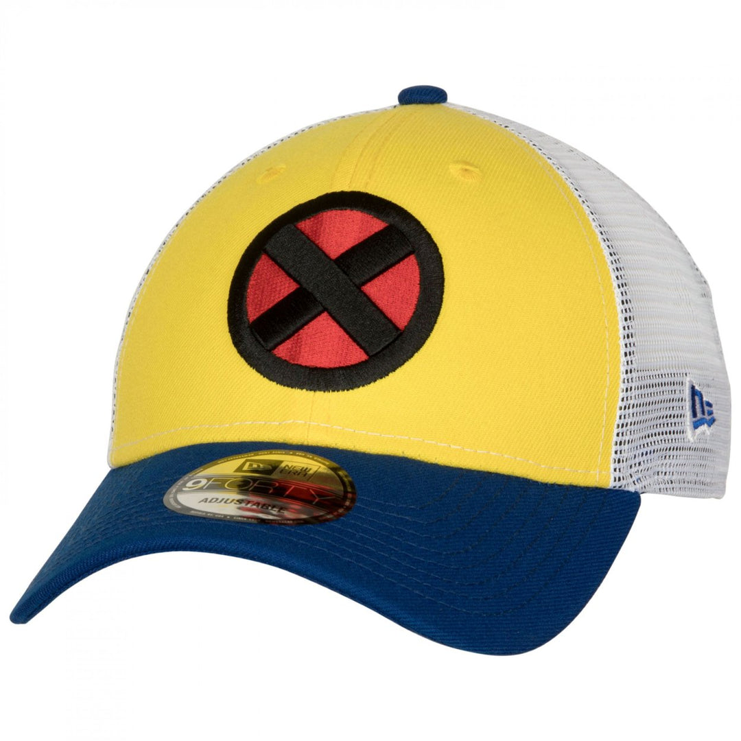 X-Men Logo Wolverine Colorway Era 9Forty Adjustable Trucker Hat Image 1