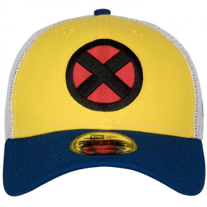 X-Men Logo Wolverine Colorway Era 9Forty Adjustable Trucker Hat Image 2