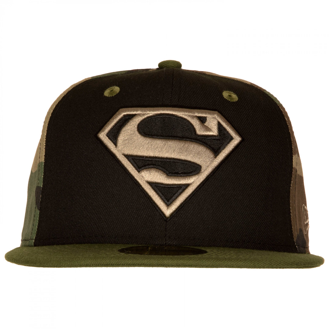 Superman Camo Panel Era 59Fifty Fitted Hat Image 2