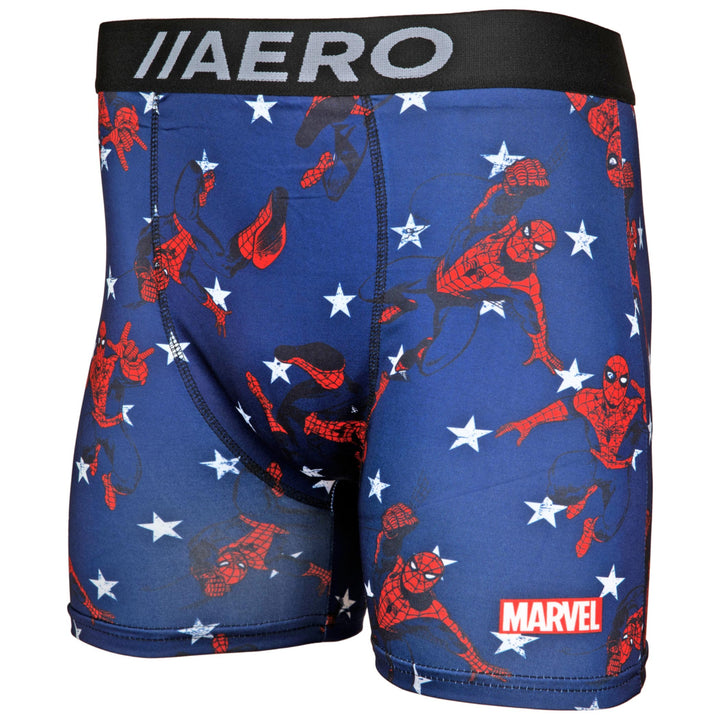 Spider-Man Swinging Aero Boxer Briefs Underwear and Sock Set Image 3