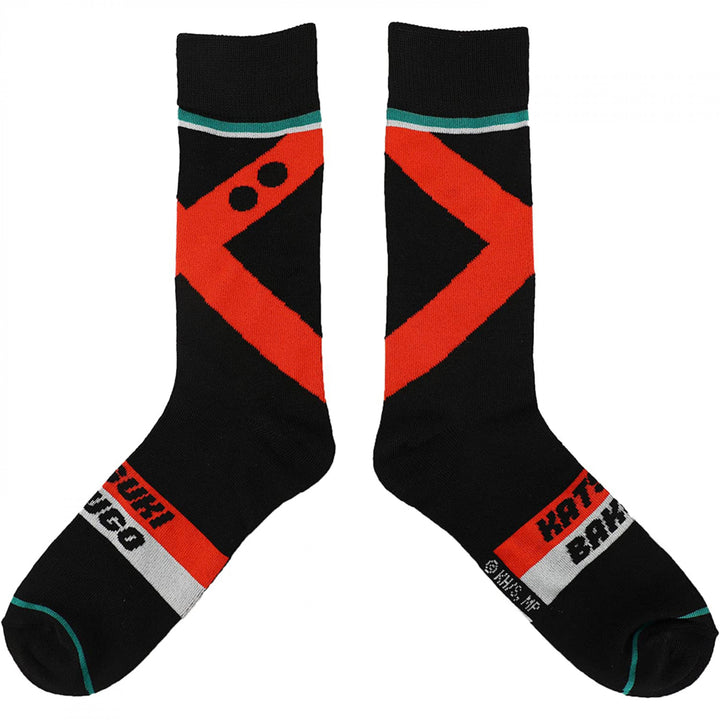 My Hero Academia Suit Up 5-Pair Pack of Crew Socks Image 4