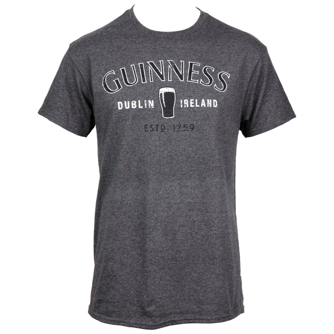 Guinness Dublin Ireland Beer Glass Logo T-Shirt Image 1