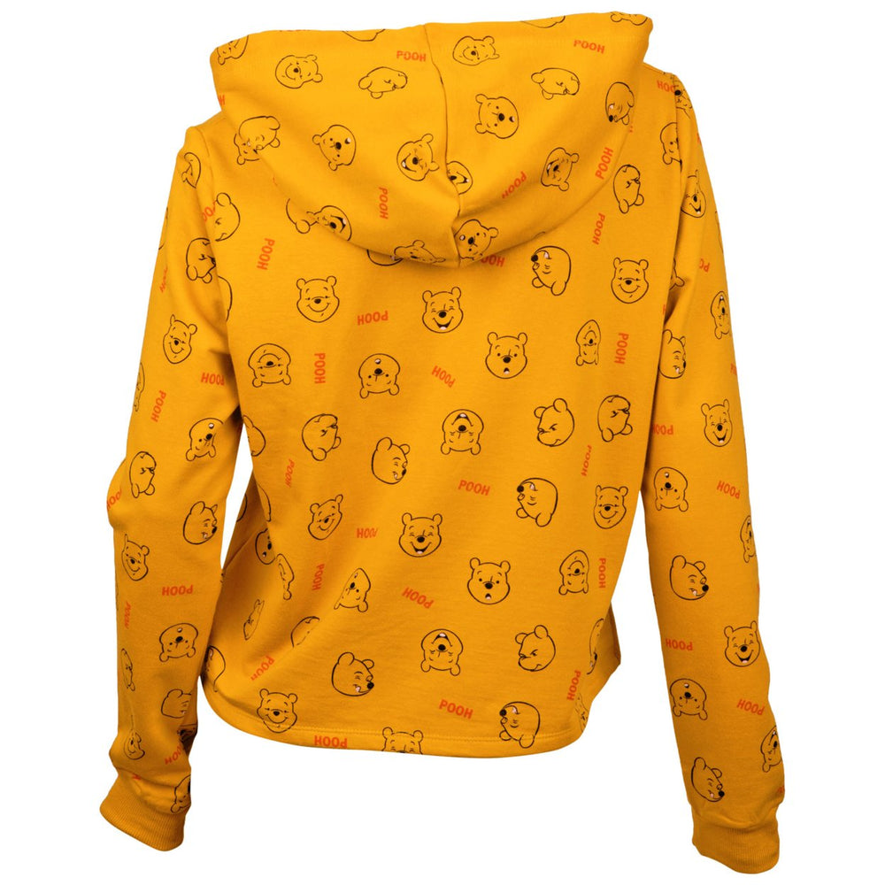 Winnie The Pooh Bear Patterned Womens Hoodie Image 2