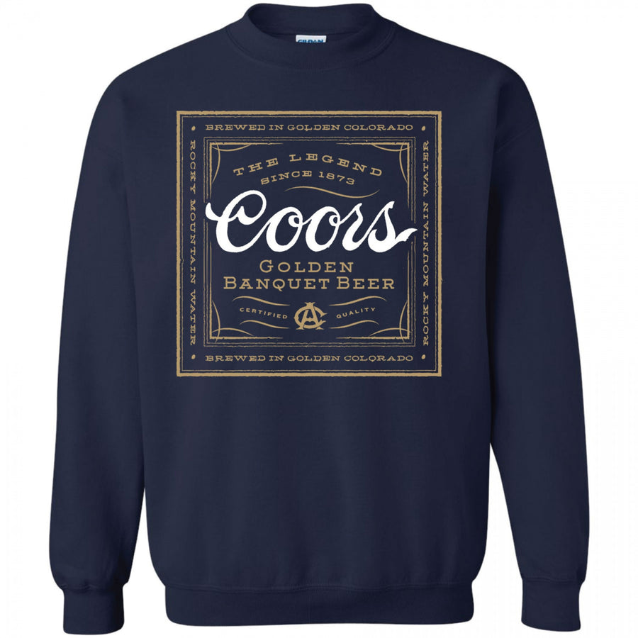 Coors Golden Banquet The Legend Pull Over Sweatshirt Image 1