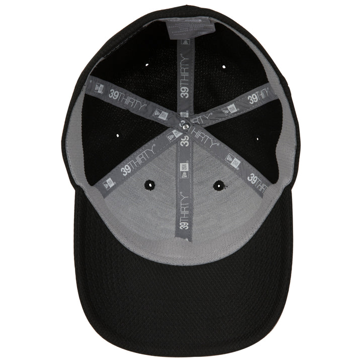 Batman Symbol Black on Black Era 39Thirty Fitted Hat Image 4